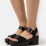 Z62T1583 Women Anna Field Platform Sandals Black