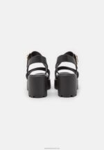Z62T1583 Women Anna Field Platform Sandals Black - Image 4