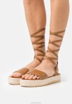 Z62T1584 Women Anna Field Espadrilles Cognac