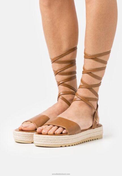 Z62T1584 Women Anna Field Espadrilles Cognac