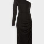 Z62T158 Women Anna Field Jersey Dress Black