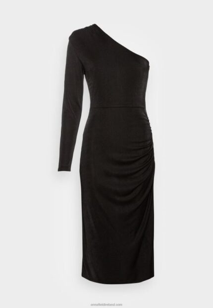 Z62T158 Women Anna Field Jersey Dress Black