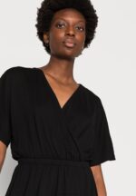 Z62T159 Women Anna Field Jersey Dress Black - Image 5