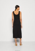 Z62T162 Women Anna Field Jersey Dress Black - Image 3