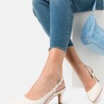 Z62T1638 Women Anna Field Classic Heels White