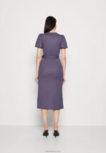 Z62T163 Women Anna Field Jersey Dress Grey - Image 3
