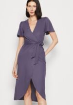 Z62T163 Women Anna Field Jersey Dress Grey - Image 4