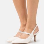 Z62T1641 Women Anna Field Classic Heels White