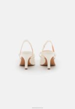 Z62T1641 Women Anna Field Classic Heels White - Image 4