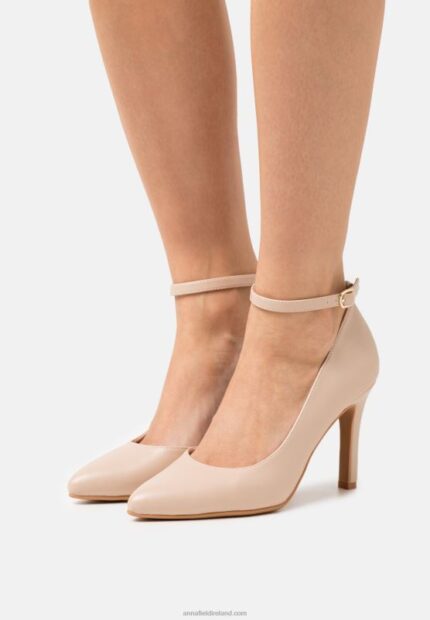 Z62T1644 Women Anna Field Classic Heels Beige