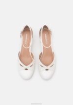 Z62T1649 Women Anna Field Classic Heels White - Image 6