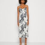 Z62T164 Women Anna Field Jersey Dress Black/White