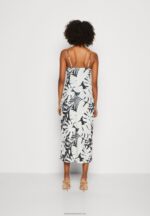 Z62T164 Women Anna Field Jersey Dress Black/White - Image 3
