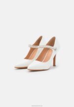 Z62T1652 Women Anna Field Classic Heels Off-White - Image 3