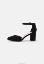 Z62T1653 Women Anna Field Leather Classic Heels Black - Image 2
