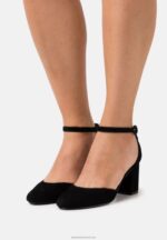 Z62T1653 Women Anna Field Leather Classic Heels Black