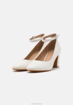 Z62T1654 Women Anna Field Classic Heels White - Image 3