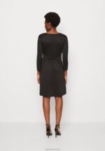Z62T165 Women Anna Field Jersey Dress Black - Image 3