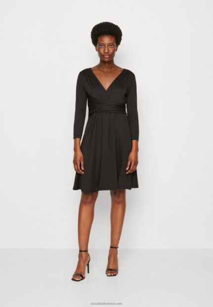 Z62T165 Women Anna Field Jersey Dress Black
