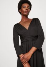 Z62T165 Women Anna Field Jersey Dress Black - Image 6