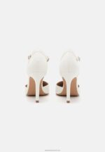 Z62T1660 Women Anna Field Classic Heels White - Image 4