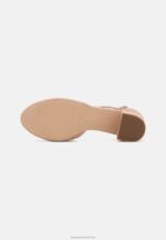 Z62T1666 Women Anna Field Leather Classic Heels Light Pink - Image 5
