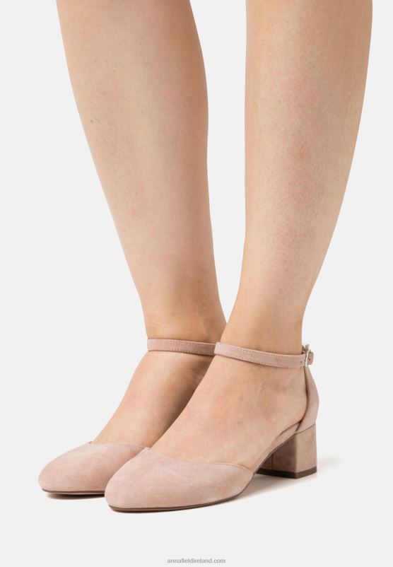 z62t1666_women_anna_field_leather_classic_heels_light_pink.jpg Z62T1666 Women Anna Field Leather Classic Heels Light Pink - Image 1