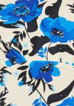 Z62T166 Women Anna Field Jersey Dress Off White/Blue - Image 6