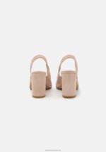 Z62T1671 Women Anna Field Leather Classic Heels Light Pink - Image 4