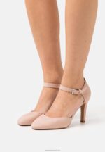 Z62T1673 Women Anna Field Classic Heels Light Pink