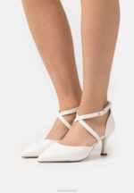 Z62T1674 Women Anna Field Classic Heels White