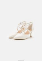 Z62T1674 Women Anna Field Classic Heels White - Image 3
