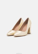 Z62T1675 Women Anna Field Classic Heels Gold - Image 3