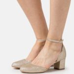 Z62T1677 Women Anna Field Classic Heels Gold