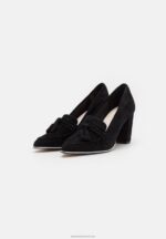 Z62T1678 Women Anna Field Leather Classic Heels Black - Image 3