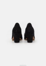 Z62T1678 Women Anna Field Leather Classic Heels Black - Image 4