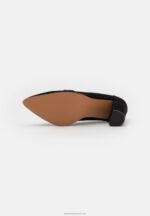 Z62T1678 Women Anna Field Leather Classic Heels Black - Image 5