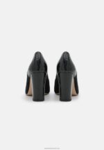 Z62T1686 Women Anna Field Leather Classic Heels Black - Image 4