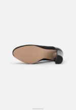 Z62T1686 Women Anna Field Leather Classic Heels Black - Image 5