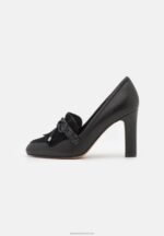 Z62T1688 Women Anna Field Leather Classic Heels Black - Image 2