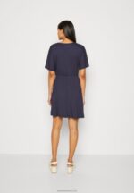 Z62T168 Women Anna Field Jersey Dress Dark Blue - Image 3