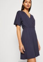 Z62T168 Women Anna Field Jersey Dress Dark Blue - Image 4