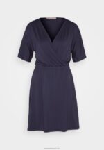 Z62T168 Women Anna Field Jersey Dress Dark Blue - Image 5