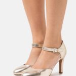 Z62T1692 Women Anna Field Classic Heels Gold