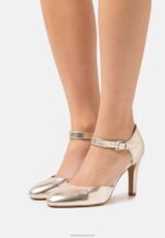 Z62T1692 Women Anna Field Classic Heels Gold