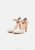 Z62T1692 Women Anna Field Classic Heels Gold - Image 3