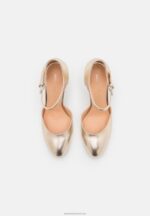 Z62T1692 Women Anna Field Classic Heels Gold - Image 6