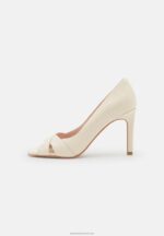Z62T1695 Women Anna Field Leather Classic Heels White - Image 2