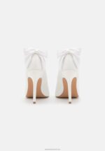 Z62T1697 Women Anna Field Classic Heels White - Image 4