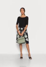 Z62T169 Women Anna Field Jersey Dress Black - Image 2